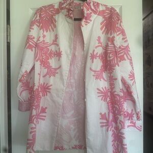 Pink and White Floral top
